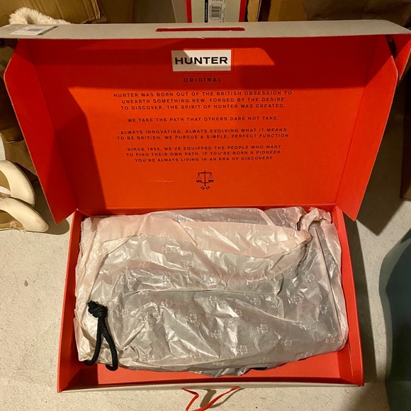 HUNTER OriginalTour Foldable Gloss Tall Rain Boots - Picture 5 of 7